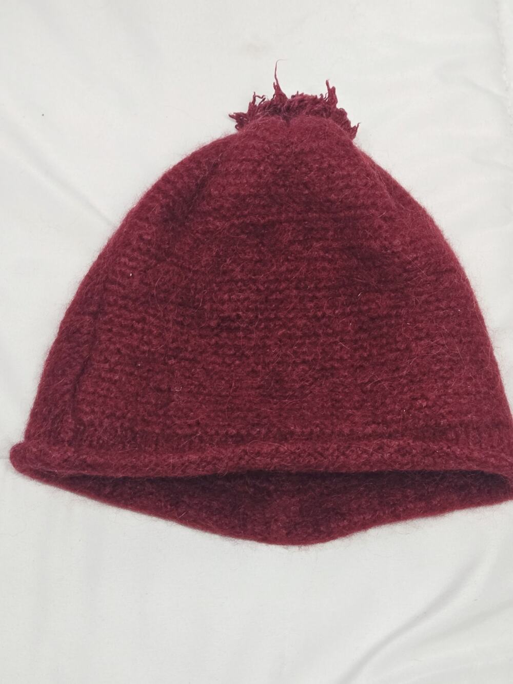 Vtg Red Maple Beanie Baby Alpaca One Seize Burgundy Winter Gear Ultrasoft
